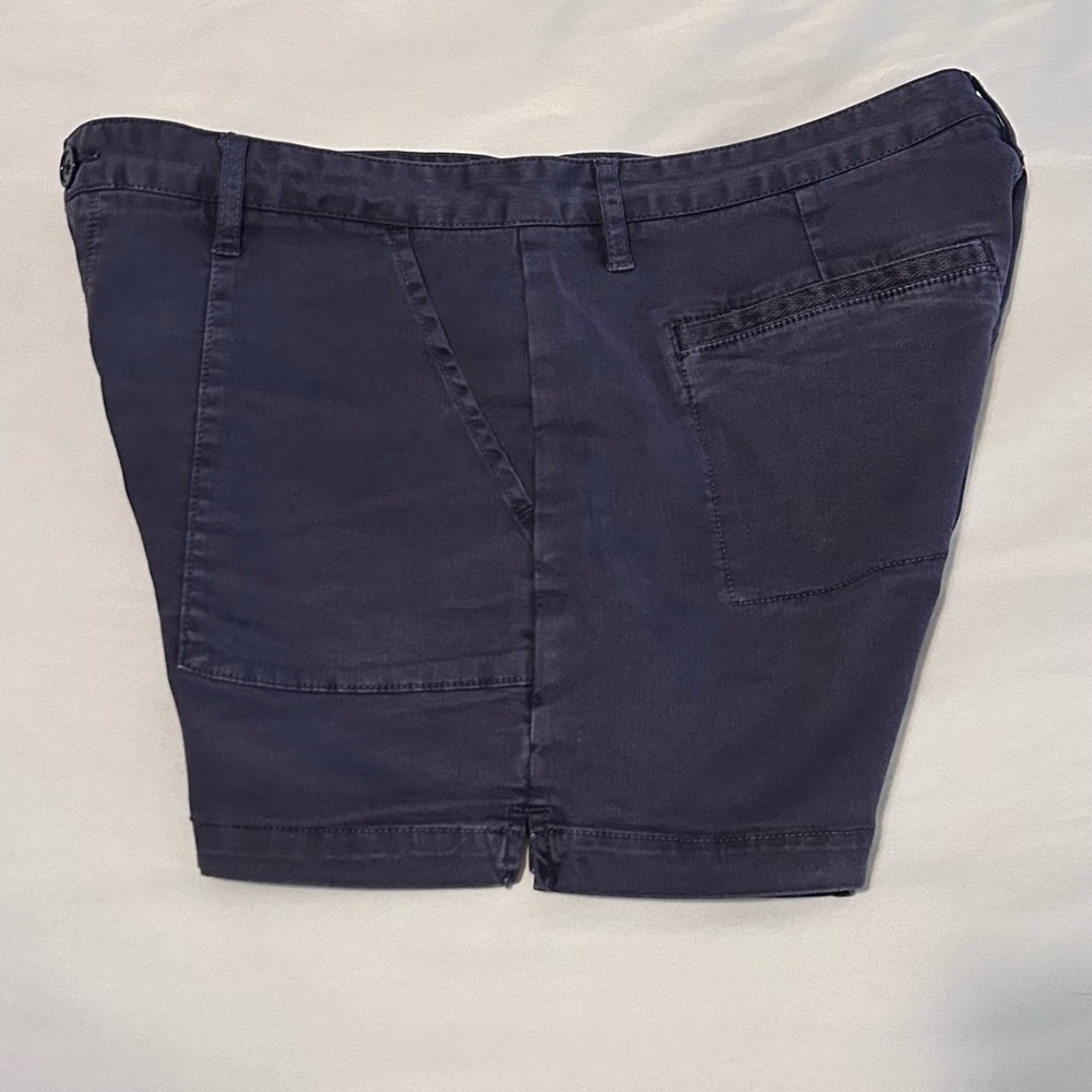 Anthropologie Sanctuary Navy Blue Chino Shorts Size 30 - Picture 6 of 6